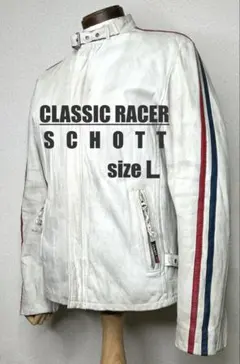 2026年最新】SCHOTT カラー：ホワイト系 メンズ シングルライダースの