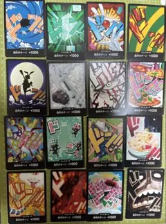ワンピースカード　ドンカード　ノーマル　16枚
