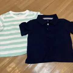 ベビーTシャツポロシャツ80 2枚組　男の子