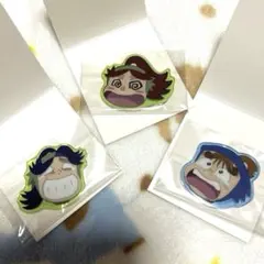 新品未開封 忍たま アクリルマグネット 能勢久作 浦風藤内 富松作兵衛 セット