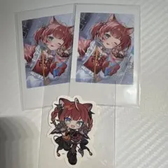 CR CrazyRaccoon 赤身かるび ステッカー SELFIE CARD2