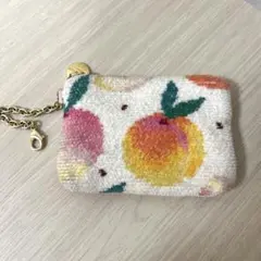 ラブラリーバイフェイラー　ピーチドット　キー&カードポーチ