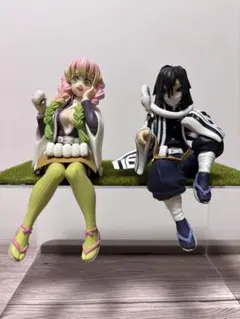 鬼滅の刃 ちょこのせシリーズ 甘露寺蜜璃＆伊黒小芭内 フィギュア２体セット