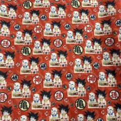 ドラゴンボールキャラクター生地 綿(プリント)