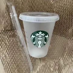 スターバックス　リユーザブルコールドカップ473ml ストロー付き