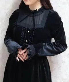 axes femme ベロアブラウスのサムネイル