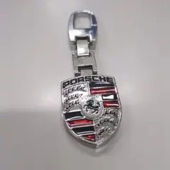 ポルシェ　エンブレムデザインキーホルダー