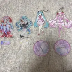 初音ミク グッズ アクリルスタンド キーホルダー まとめ売り 初音ミク New Year SHOP 2024 トレーディング アクリルスタンド