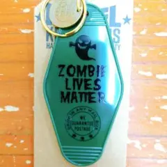 モーテルキーホルダー★ゾンビ★フランケン★オリーブ★緑★アメリカン雑貨
