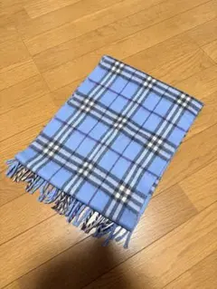 Burberry Blue Label - blue checker scarfのサムネイル