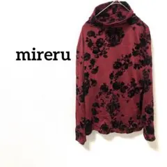 花柄　ミレール ハイネック　長袖　婦人服　M〜L