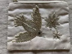 ビーズ刺繍 ポーチ KANKAN COTTAGE