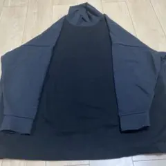 Lui's ブラック トレーナー サイズF