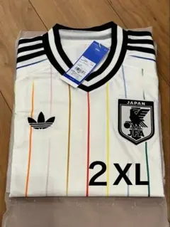 国内正規品】サッカー日本代表 ユニフォーム アウェイ XLサイズ 肩