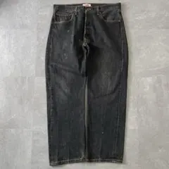 Levi's ブラックデニム 505 W38 L30 後染め サルファ 鬼ヒゲ Levi's ブラックデニム 505 W38 L30 後染め サルファ 鬼ヒゲ | Mercari