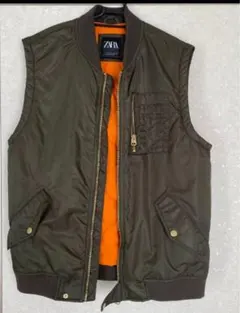 ZARA オリーブグリーン MA-1 ジャケット