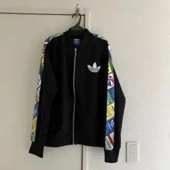 adidas トラックジャケット　AGC002 adidas - adidas AGC002 メッシュジャケット レッド サイズSの