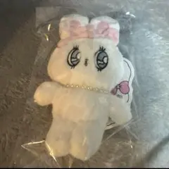 ESTHER BUNNYエスターバニー　キーホルダー　パール　白　マスコット