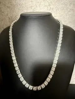 trapjewelry Tennis Chain ネックレス 8mm50cm