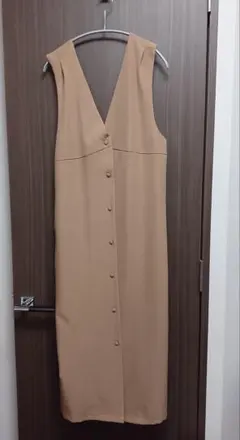 しまむら　ベストワンピース 　ノースリーブワンピース　М