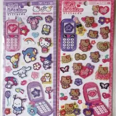 【正規品】平成はっぴーフォン　日焼けキティ　キティ2枚セット