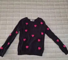 ハート柄セーター 120-130