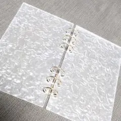 アクリルバインダー saving 貯金 リング 文具 透明波板 1ce