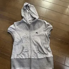 バーバリー半袖ジップ