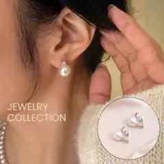 R13 一粒パール イヤリング シルバー クリップ 結婚式 パーティー1404