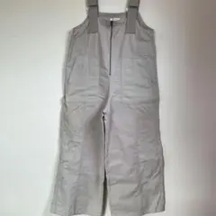 ニコアンド グレー サロペット コットン混紡