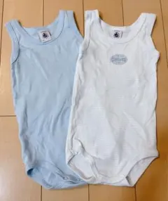 プチバトー 肌着　タンクトップ　ボディー　2枚セット