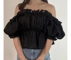 美品】MYINE マイン 2wayフリルオフショルダートップス - メルカリ
