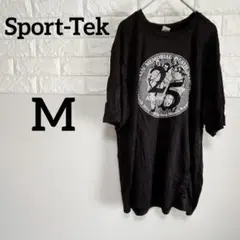 【Sport-Tek 】M 半袖Tシャツ 黒　25周年記念グラフィックデザイン