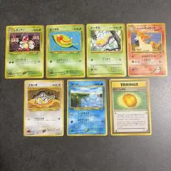 ポケモンカード 旧裏面 7枚セットのサムネイル