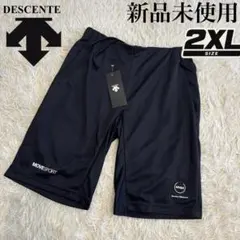 新品　デサント ハーフパンツ DRYMESHハーフパンツ　ゴルフ　黒　2XLのサムネイル