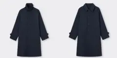 GU バルマカーン コート 春 ステンカラー ネイビー L 未使用