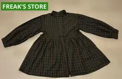 FREAK'S STORE バルーンスリーブチュニックワンピース　チェック