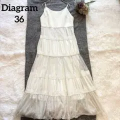 25SS♡グレースコンチネンタル チュールティアードワンピース マキシ