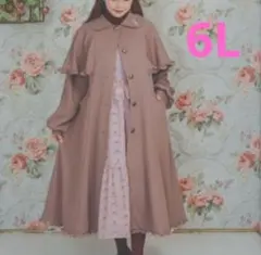 【新品タグ付き】青木美沙子 ×NINA'S ケープコート ピンク 中桃 Mサイズ 新品タグ付き】青木美沙子 ×NINA'S ケープコート ピンク 中桃 3L