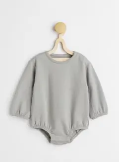 H&M コットン　スウェットボディースーツ　ロンパース