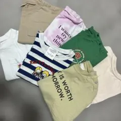 ベビー服 Tシャツセット 7点　80cm