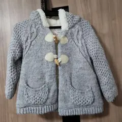 Zara 98センチ　ニットコート