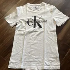 の*ん様 CALVIN KLEIN JEANS ホワイト Tシャツ XS