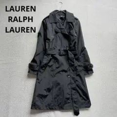 極美品　ローレンラルフローレン　ナイロン　トレンチコート　洗濯可能　M相当　撥水