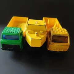 【ミニカーセット 】緑と黄色のトラック