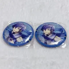 KAITO キラキラ 缶バッジ グリッター 2個セット