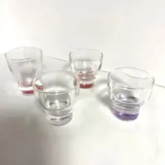 新品未使用品　日本酒　おちょこ　グラス　グラスセット　レトロ　ショットグラス