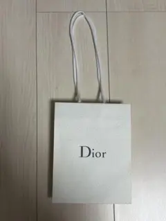Dior ショップ袋 ホワイト 小型