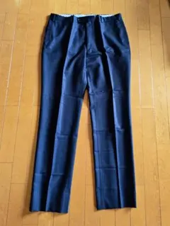 メンズ　ネイビー スラックス　ストライプ