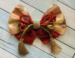 和装　リボン型髪飾り